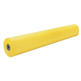 Rainbow® Colored Kraft Duo-Finish® Paper, Canary, 36" x 1000', 1 Roll