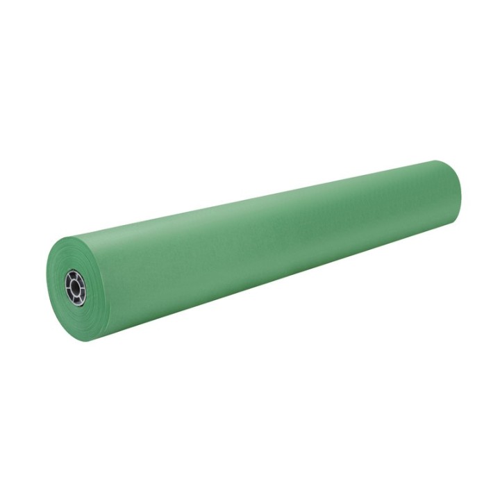 Rainbow® Colored Kraft Duo-Finish® Paper, Brite Green, 36" x 1000', 1 Roll