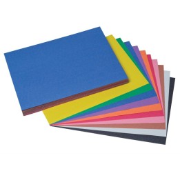 Prang® Construction Paper, Medium Weight, 10 Assorted Colors, 9" x 12", 100 Sheets