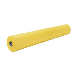 ArtKraft® Duo-Finish Paper, Canary, 36" x 1,000', 1 Roll