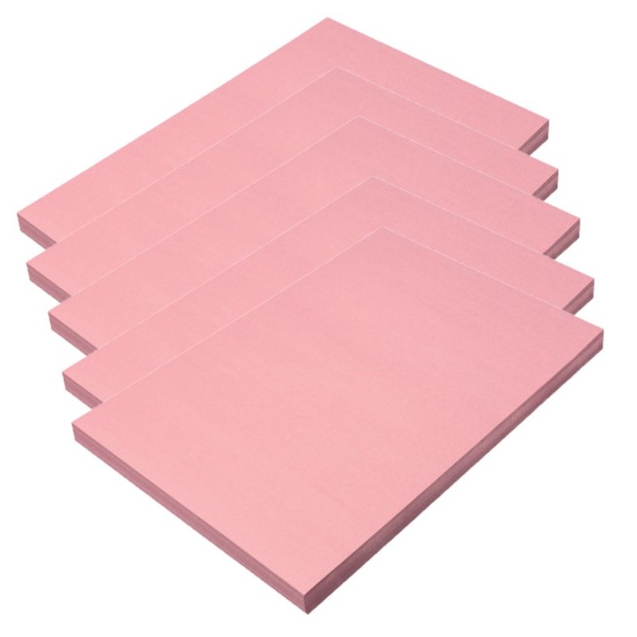 Prang® Construction Paper, Medium Weight, Pink, 12" x 18", 100 Sheets Per Pack, 5 Packs
