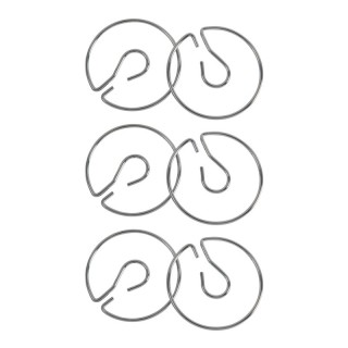 Pacon® Chart Stand Rings, Metal, 4", 2 Per Pack, 3 Packs