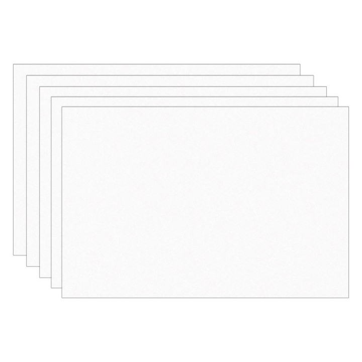 Prang® Construction Paper, Medium Weight, Bright White, 12" x 18", 100 Sheets Per Pack, 5 Packs