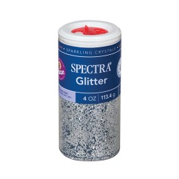 Spectra® Glitter, Silver, 4 oz., 1 Jar