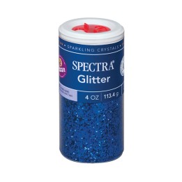 Spectra® Glitter, Blue, 4 oz., 1 Jar