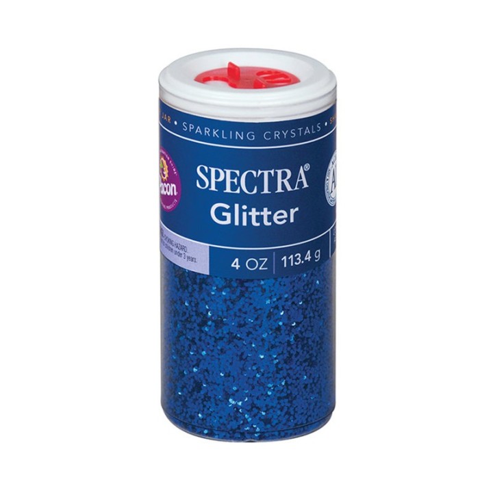 Spectra® Glitter, Blue, 4 oz., 1 Jar