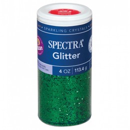Spectra® Glitter, Green, 4 oz., 1 Jar