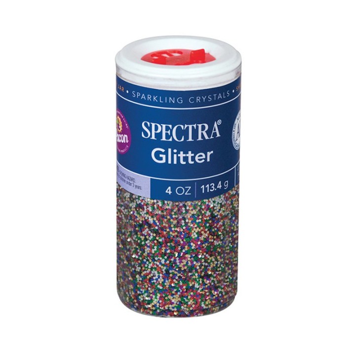 Spectra® Glitter, Multi-Color, 4 oz., 1 Jar