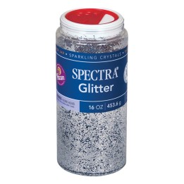 Spectra® Glitter, Silver, 1 lb., 1 Jar