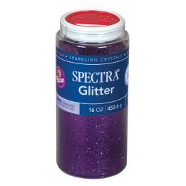 Spectra® Glitter, Purple, 1 lb., 1 Jar