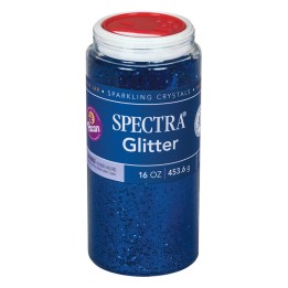 Spectra® Glitter, Blue, 1 lb., 1 Jar