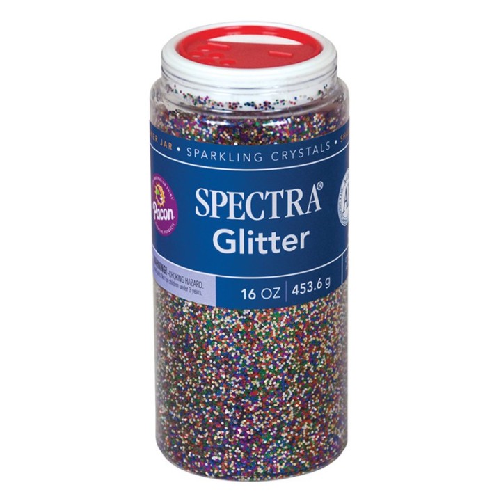 Spectra® Glitter, Multi-Color, 1 lb., 1 Jar