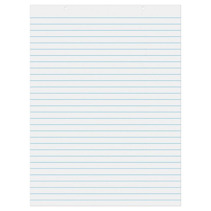 Pacon® Chart Tablet, No Cover, 1" Ruled, 24" x 32", 70 Sheets