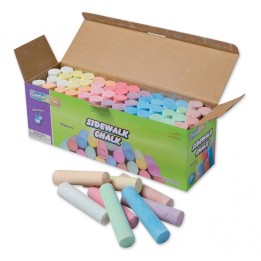 Creativity Street® Sidewalk Chalk, Assorted Colors, 4", 52 Pieces