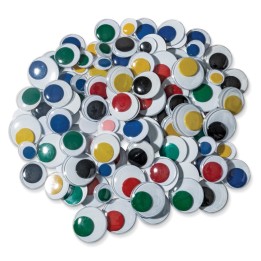 Creativity Street® Jumbo Wiggle Eyes, Multi-Color, Assorted Sizes, 100 Pieces