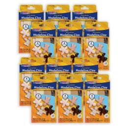 Creativity Street® Modeling Clay, 4 Multi-Cultural Assortment, 1 lb/4 Sticks Per Pack, 12 Packs