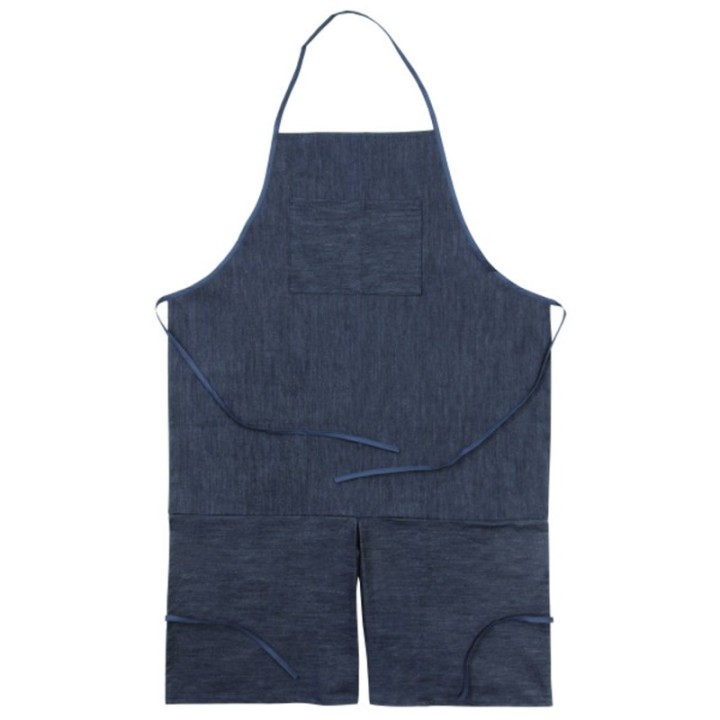 Creativity Street® Adult Apron, Dark Blue Denim, 41" x 27-1/2", 1 Count