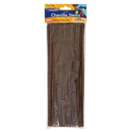 Creativity Street® Jumbo Stems, Brown, 12" x 6 mm, 100 Pieces