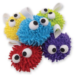 Pacon® Whiteboard Erasers, Eraser Puffs, Elastic Band, 3" x 3", 25 Erasers