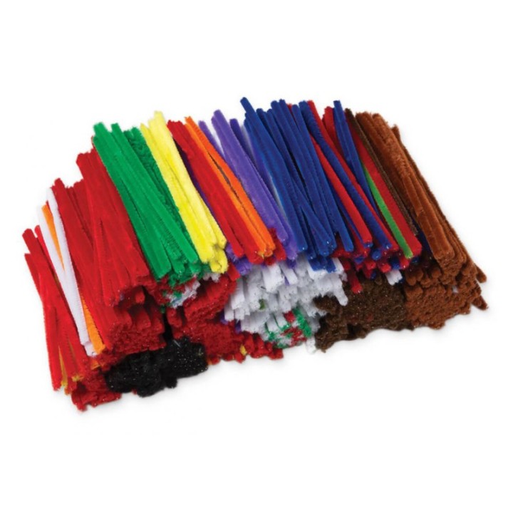 Creativity Street® Jumbo Stems Classroom Pack, Assorted Colors, 6" x 6 mm, 1000 Pieces