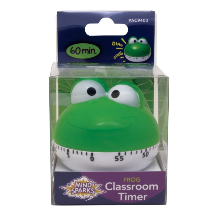 Mind Sparks® Classroom Timer Frog, Frog, Approx. 2-1/4" Height, 1 Timer