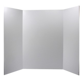 Ghostline® Foam Presentation Board, White, 1/2" Faint Grid 28" x 22", 1 Board