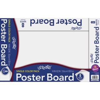 Ghostline® Foam Board, White, 11" x 14", 5 Sheets