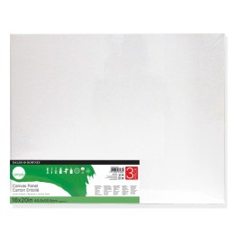 Daler-Rowney Simply White Canvas Panels Set, 16" x 20", 3-Pack