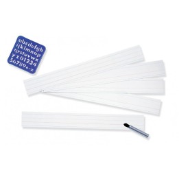 Pacon® Zaner-Bloser™ Sentence Strips, White, 1-1/2 in x 3/4 in x 3/4 in ruled 3" x 24", 100 Strips