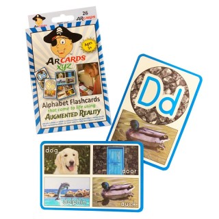 PBS Publishing AR Cards XYZ, Augmented Reality Alphabet Flashcards