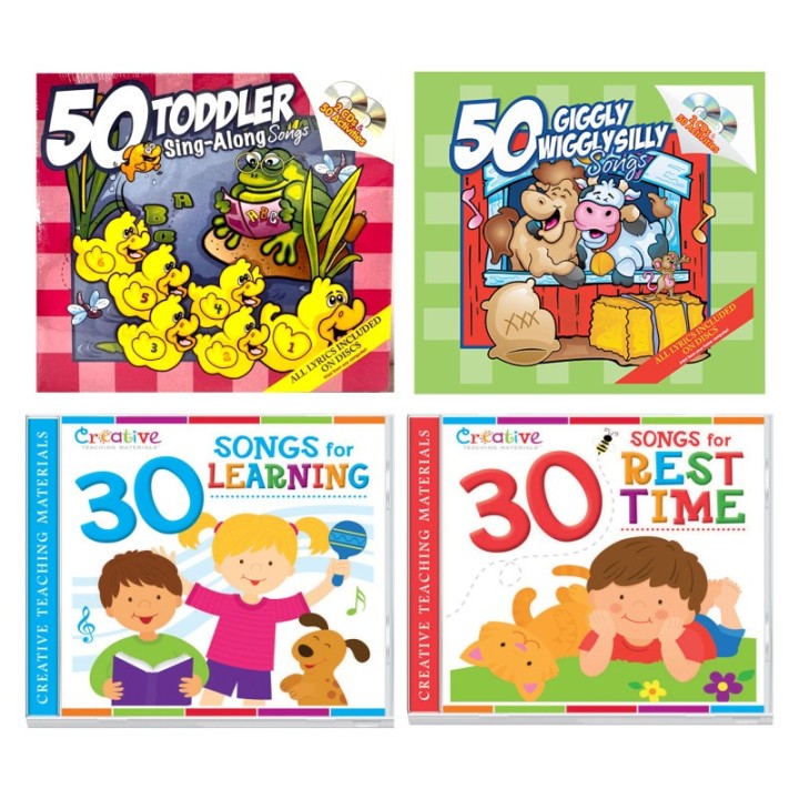 Creative Teaching Materials Children's Music CD Bundle Set 1, 6 CDs