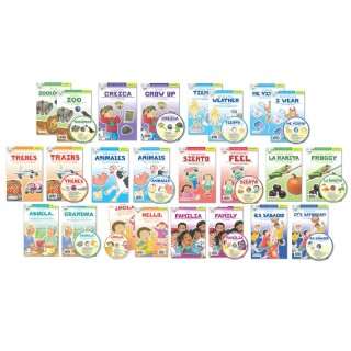 Creative Teaching Materials Spanish-English Readers with Audio CD Bundle, Set of 12