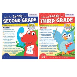 Twin Sisters Productions 2nd & 3rd Grade Workbook Bundle, Set of 2