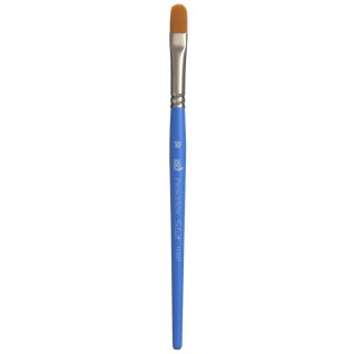 Princeton Select Artiste Filbert Brush, Synthetic Bristles, Short Handle Mixed Media Paintbrush, Jewel Blue, Size 10, 1 Count