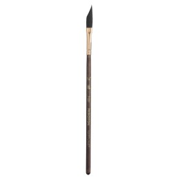 Princeton Neptune Dagger Brush, Synthetic Bristles, Short Handle Watercolor Paintbrush, Dark Wood, Size 1/4 inch, 1 Count