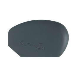 Princeton Catalyst Tool Wedge, Silicone, Mixed Media Paintbrush, Gray, Size 1, 1 Count