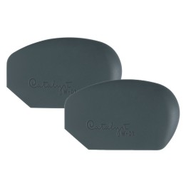 Princeton Catalyst Tool Wedge, Silicone, Mixed Media Paintbrush, Gray, Size 1, Pack of 2