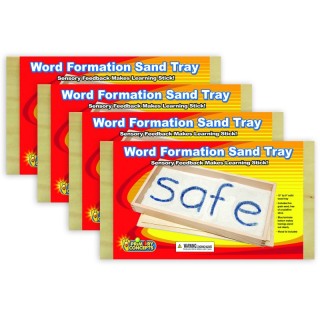 Primary Concepts™ Word Formation Sand Tray, 15"W x 8"L, Pack of 4