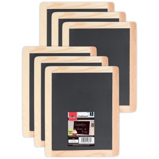 Plaid Chalkboard, Large, 8.5" x 10.5", Pack of 6