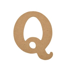Plaid MDF Letter, Q, 5 Inch