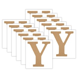 Plaid MDF Letter, Y, 5 Inch, Pack of 12