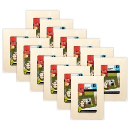 Plaid Value Frame, Rectangle, 8" x 6", 4" x 6" Opening, Pack of 12