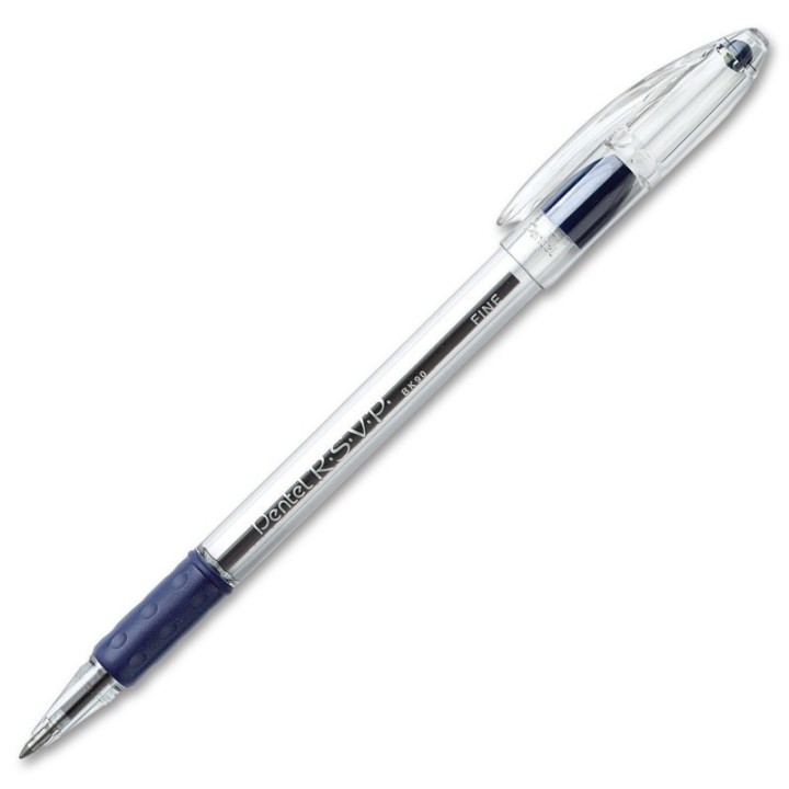 Pentel® R.S.V.P.® Ballpoint Pen, Fine Point, Blue