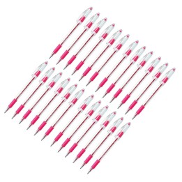 Pentel® R.S.V.P.® Ballpoint Pen, Fine Point, Pink, Pack of 24