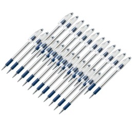 Pentel® R.S.V.P.® Ballpoint Pen, Medium Point, Blue, Pack of 24