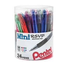 Pentel® R.S.V.P.® Mini Ballpoint Pens, 24-pack