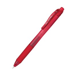 Pentel® EnerGel-X™ Retractable Liquid Gel Pen, Red, 0.5mm