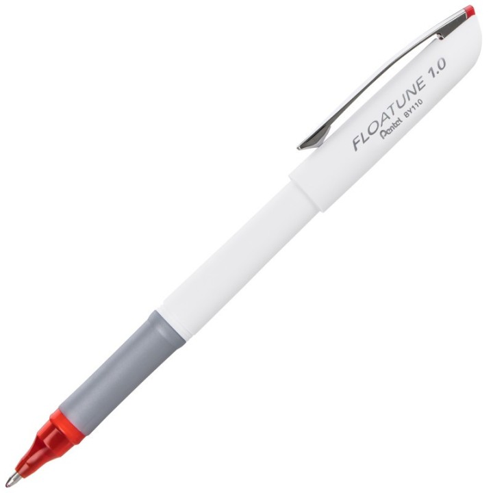 Pentel® FLOATUNE Rollerball, 1.0mm, Bold Line, Red Ink, 1 Dozen