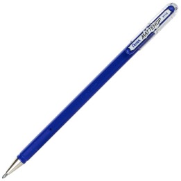 Pentel Arts Hybrid MATTEHOP Gel Roller, 1.0mm, Matte Blue Ink, Pack of 12