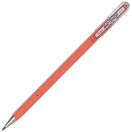 Pentel Arts Hybrid MATTEHOP Gel Roller, 1.0mm, Matte Coral Pink Ink, Pack of 12